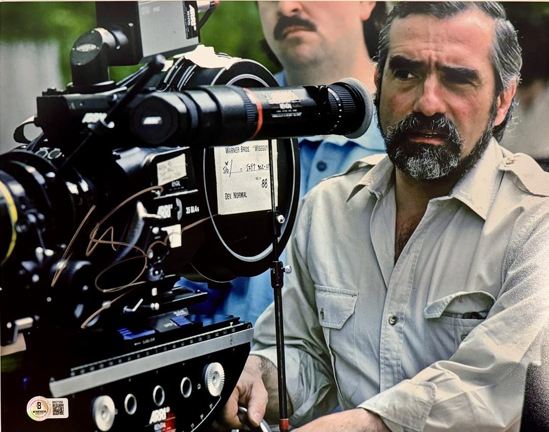 Martin Scorsese Signed 11x14 Photo (Wiseguys Filming) - Beckett COA